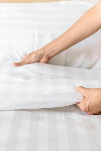 MARİS EV TEKSTİLİ - Maris Tek Kişilik Nevresim 160x220 82 Tel Pamuk (1)