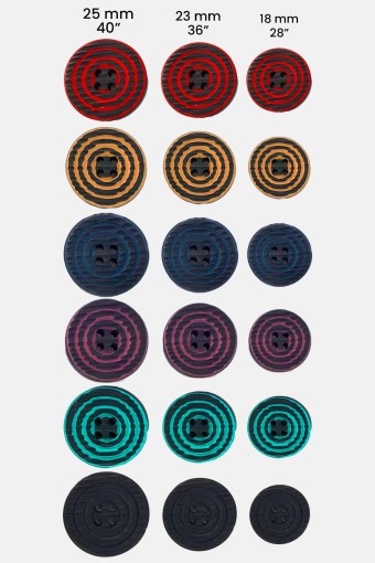 MARİS DÜĞME - Maris Unisex Manto Hırka Yelek Düğmesi Üst Dikişli 4 Kutu 3 Boy 28-36-40 İnç