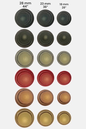 MARİS DÜĞME - Maris Unisex Mat Manto Hırka Yelek Düğmesi Alt Dikişli 4 Kutu 3 Boy 28-36-44 İnç