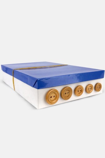 MARİS DÜĞME - Maris Unisex Ahşap Düğme Üst Delikli Bombili Tek Kutu 5 Boy 23-28-32-36-40 İnç (1)