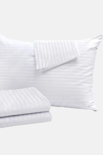 MARİS EV TEKSTİLİ - Maris Yastık Kılıfı 50X70 93 Tel Yollu Esline Pamuk (1)