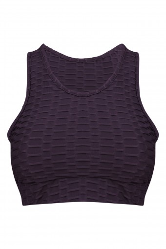 MEG STYLE - Meg Kadın Brezilya Pedli Büstiyer - Mürdüm