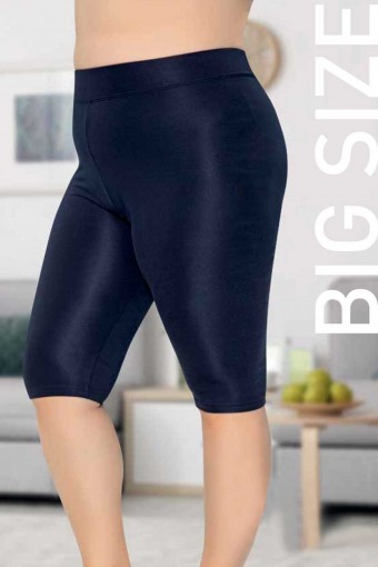 MEG STYLE - Meg Kadın Dizüstü Büyük Beden Tayt - Lacivert