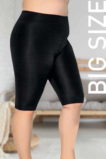 MEG STYLE - Meg Kadın Dizüstü Büyük Beden Tayt - Siyah