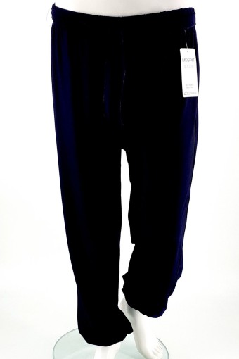 MEG STYLE - Meg Kadın Pantolon Paça Lastikli - Lacivert