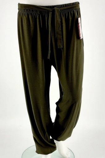 MEG STYLE - Meg Kadın Pantolon Paça Lastikli - Lacivert (1)