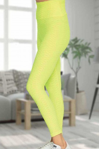 MEG STYLE - Meg Kadın Tayt Yüksek Bel Brezilya - Fıstık Yeşili