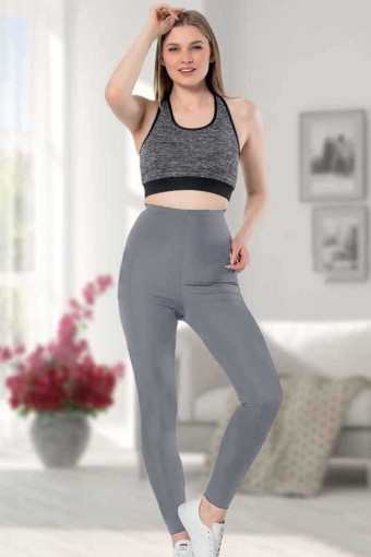 MEG STYLE - Meg Kadın Tek Alt Eşofman Dar Paça Düz - Siyah (1)