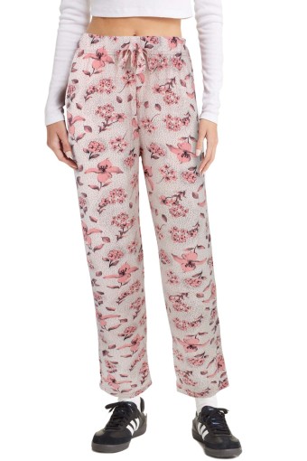 MEG STYLE - Meg Kadın Tek Alt Pijama Geniş Paça Viskon Büyük Beden - Çok Renkli/22