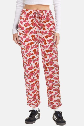 MEG STYLE - Meg Kadın Tek Alt Pijama Geniş Paça Viskon - Çok Renkli/15