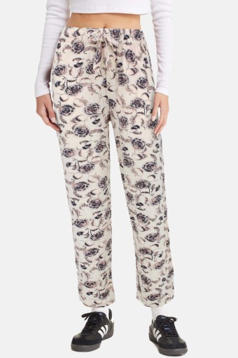 MEG STYLE - Meg Kadın Tek Alt Pijama Geniş Paça Viskon - Çok Renkli/19