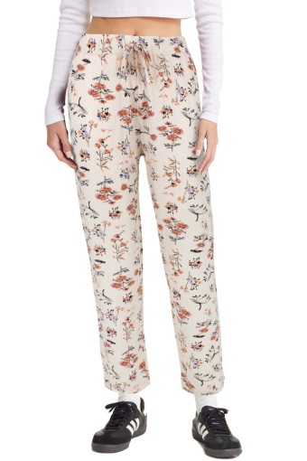 MEG STYLE - Meg Kadın Tek Alt Pijama Geniş Paça Viskon - Çok Renkli/4