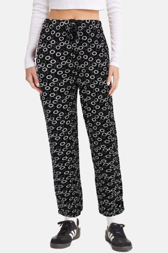 MEG STYLE - Meg Kadın Tek Alt Pijama Geniş Paça Viskon - Çok Renkli/5