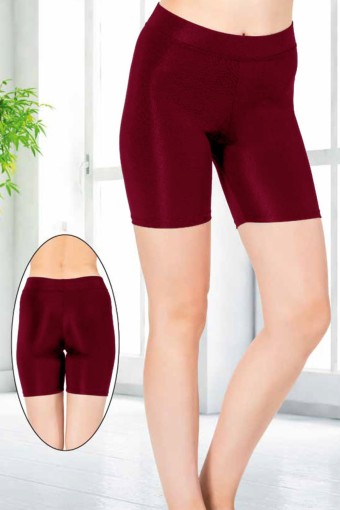 MEG STYLE - Meg Kadın Tek Alt Tayt Dizüstü Klasik - Kırmızı (1)