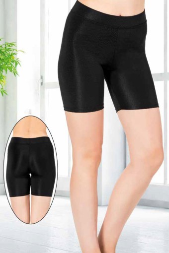 MEG STYLE - Meg Kadın Tek Alt Tayt Dizüstü Klasik - Siyah