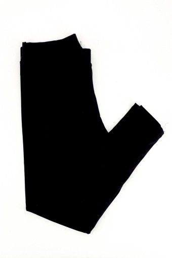 MEG STYLE - Megfıt Kadın Tek Alt Tayt Sıkılaştırıcı Büyük Beden - Siyah