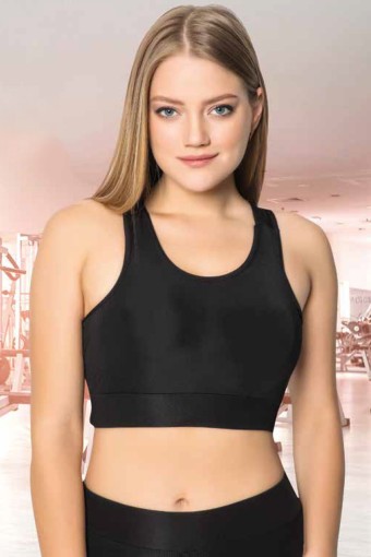 MEG STYLE - Megfix Kadın Bustiyer Disco Pedli - Siyah