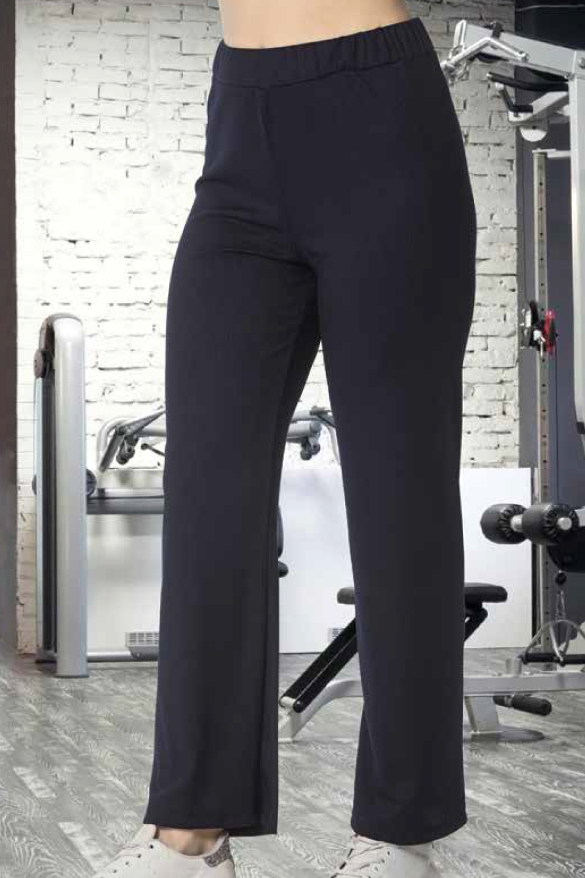 Megfıx Kadın Pantolon Düz Pliseli Krep - Bordo - Thumbnail