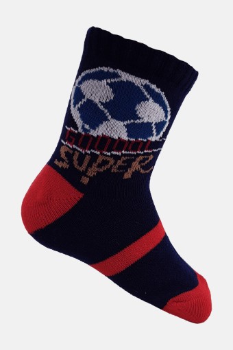 Melody Çorap - Melody Erkek Bebek Pamuklu Soket Çorap Desenli