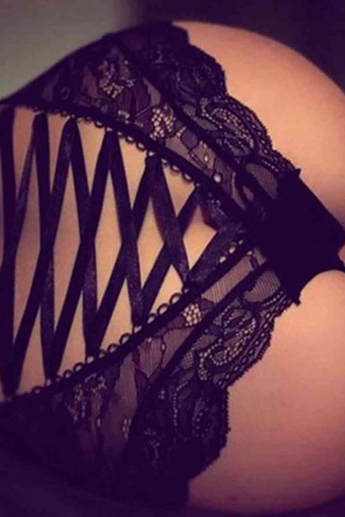 Merry See Kadın Külot Yüksek Bel Şık Dantelli - Thumbnail