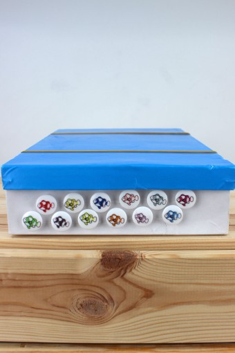 MİR - Mir Desenli Bebe Düğme (1)