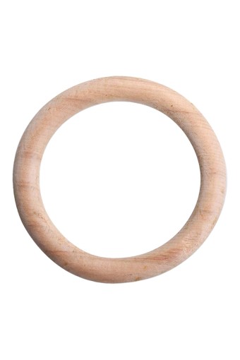MİR - Mir Plastik Ahşap Amigurumi Halkası Verniksiz 10cm