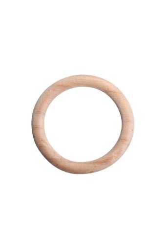 MİR - Mir Plastik Ahşap Amigurumi Halkası Verniksiz 5cm