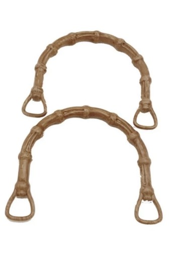 MİR - Mir Plastik Bambu Desenli Küçük C model Çanta Sapı (1)