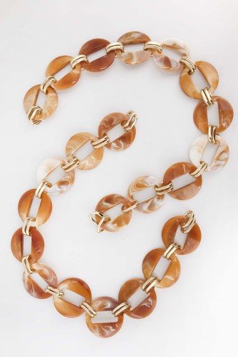 MİR - Mir Plastik Çanta Zinciri Şanel Yuvarlak 44 Cm