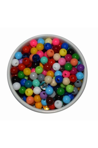 MİR - Mir Plastik Makrome Boncuk 8mm 500gr