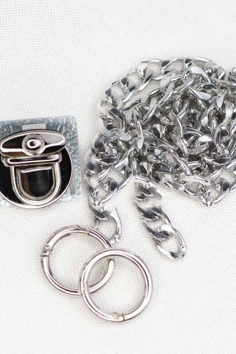 MİR - Mir Saç Kilit Çanta Zincir Seti (1)