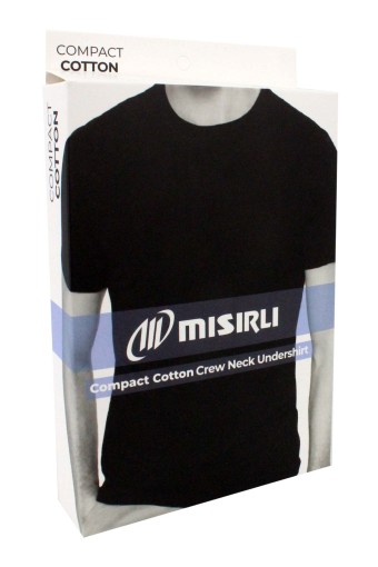 MISIRLI - Mısırlı Erkek Atlet Kısa Kollu Bisiklet Yaka Organik Pamuklu