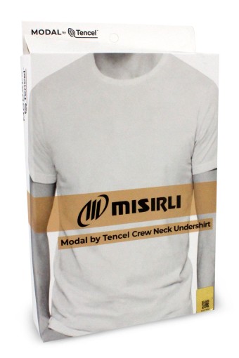 MISIRLI - Mısırlı Erkek Atlet Kısa Kollu Tencel Bisiklet Yaka (1)