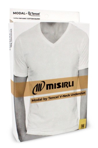 MISIRLI - Mısırlı Erkek Atlet V Yaka Kısa Kollu Atlet (1)