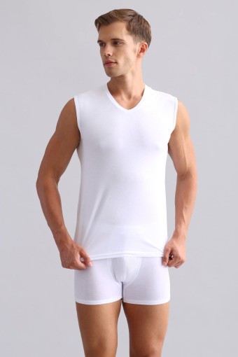 MISIRLI - Mısırlı Erkek Atlet V Yaka Tencel Sporcu (1)