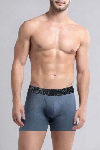 MISIRLI - Mısırlı Erkek Boxer Pamuklu Likralı Uzun Performance