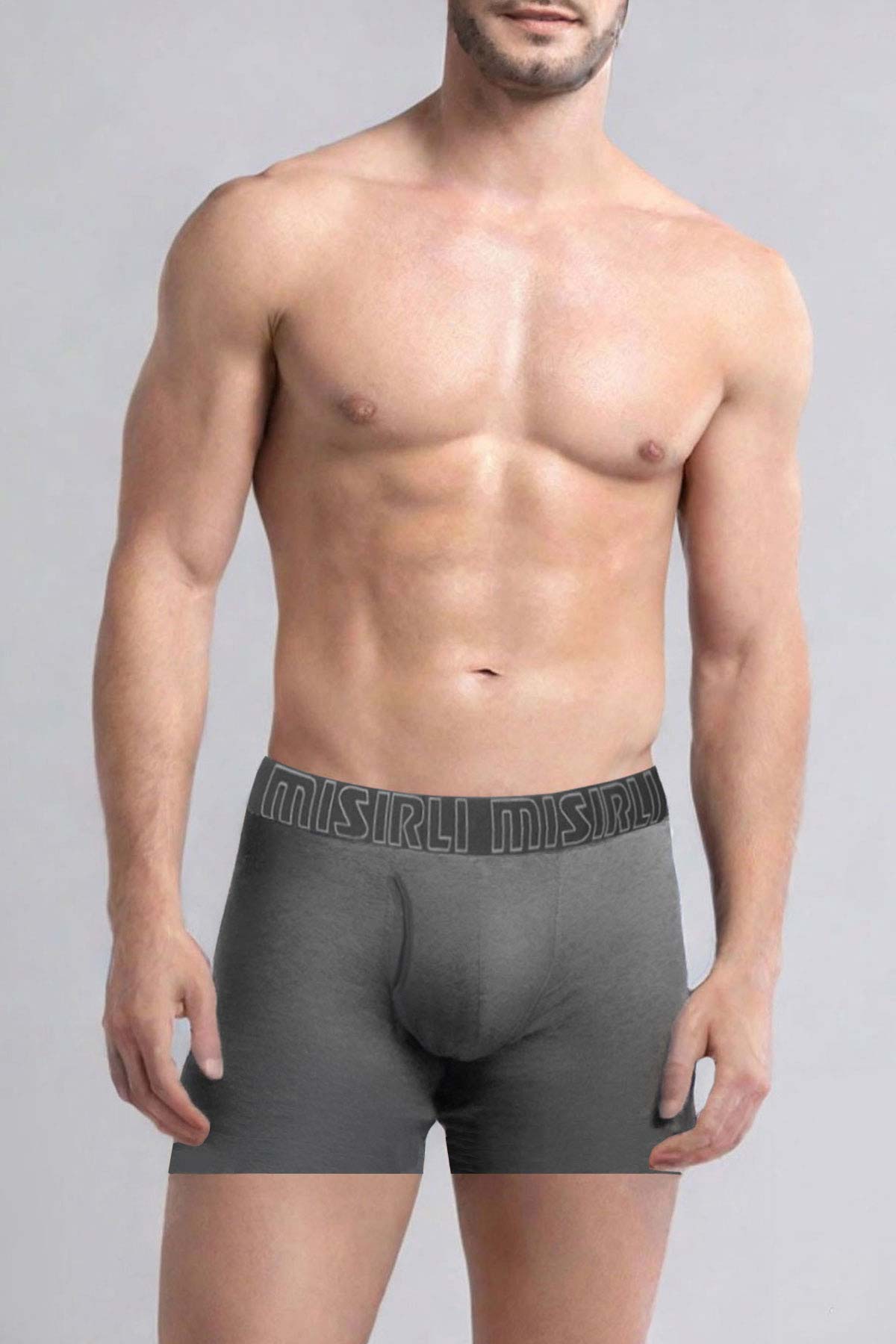 Mısırlı Erkek Boxer Pamuklu Likralı Uzun Performance - Thumbnail