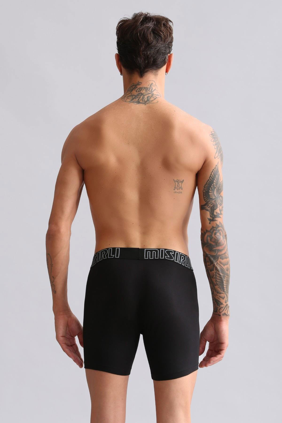 Mısırlı Erkek Boxer Tencel Modal Long Performance - Thumbnail