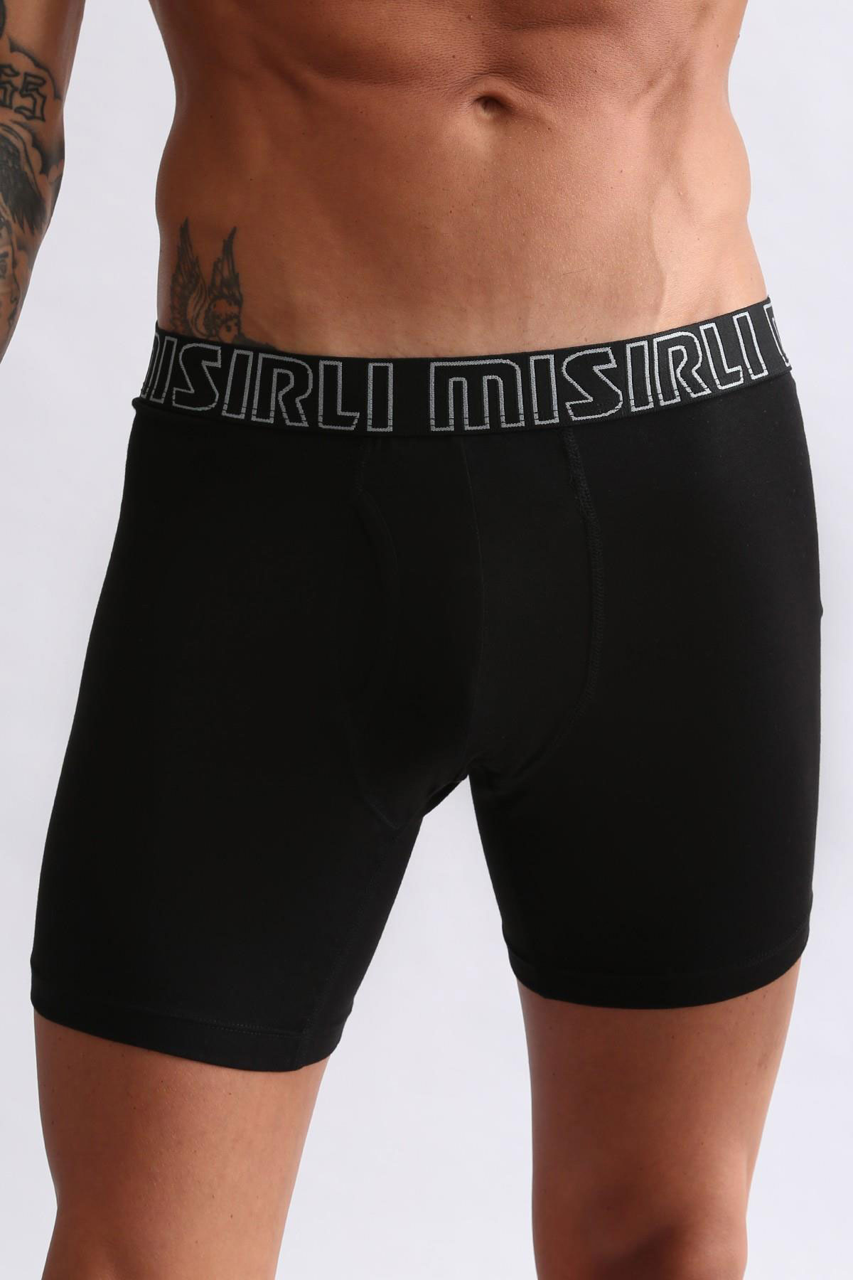 Mısırlı Erkek Boxer Tencel Modal Long Performance - Thumbnail
