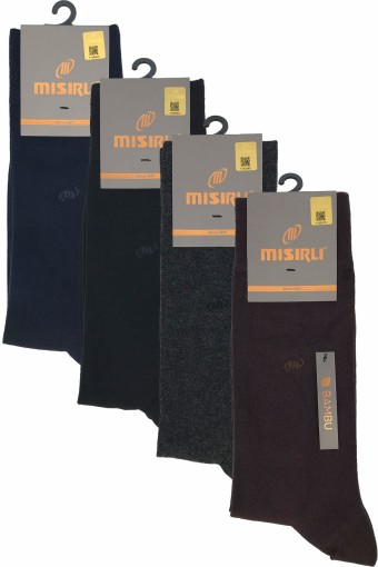MISIRLI - Mısırlı Erkek Garson Soket Çorap Bambu M Logolu (1)