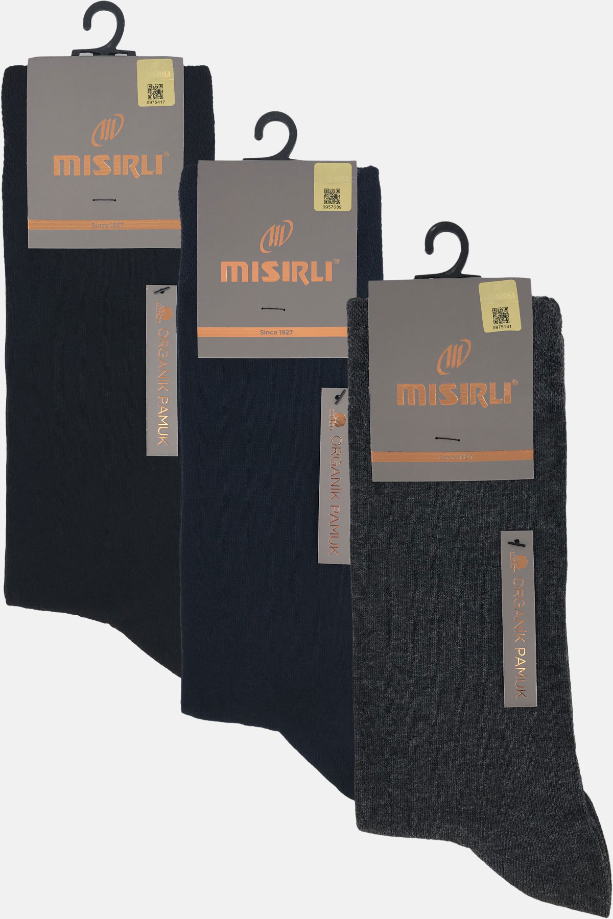 Mısırlı Erkek Garson Soket Çorap Organik Pamuklu M Logolu - Thumbnail