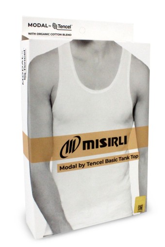 MISIRLI - Mısırlı Erkek Kalın Askılı Atlet Tencel Basic (1)