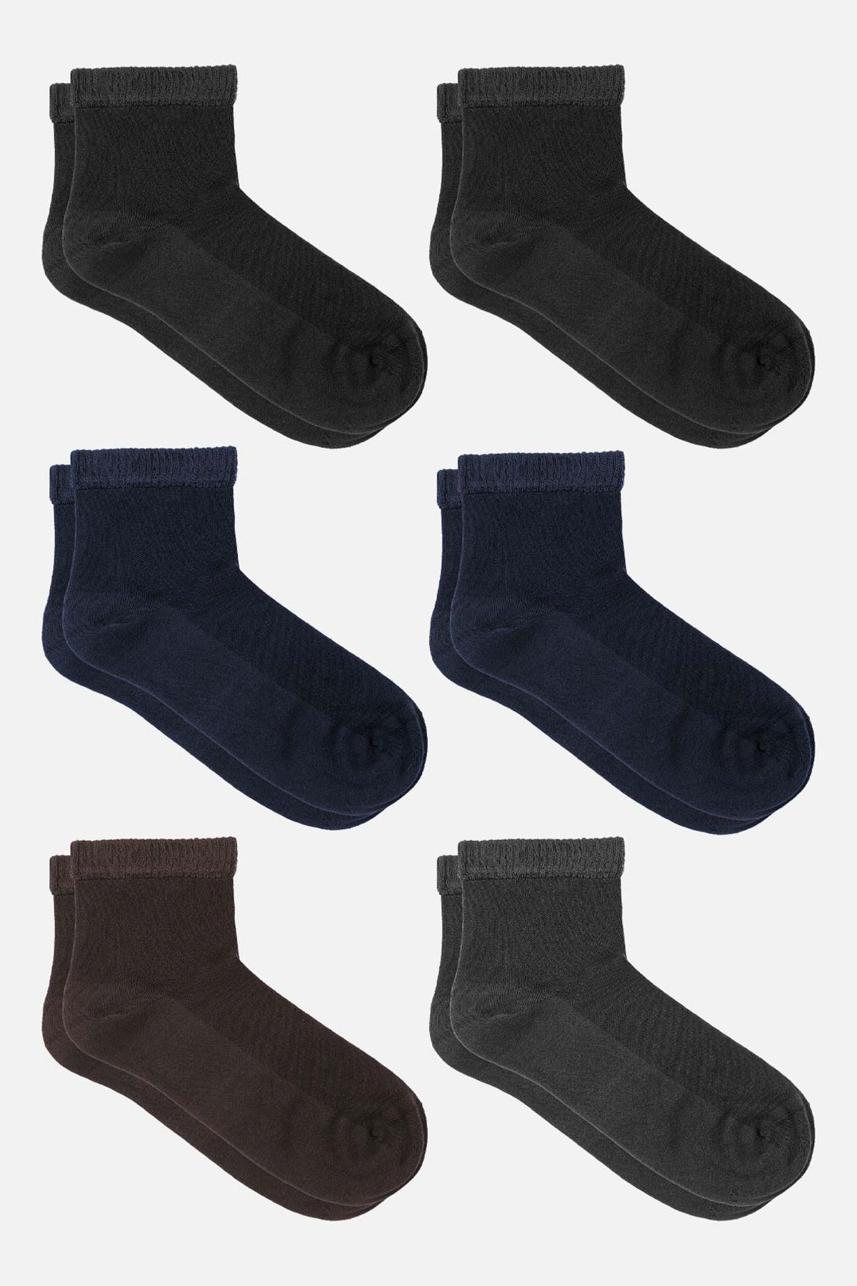 Mısırlı Erkek Kısa Konç Çorap Lastiksiz Modal - Thumbnail