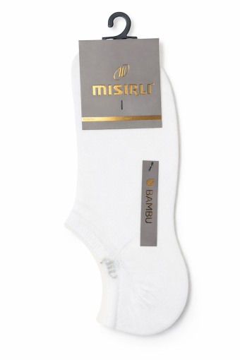 MISIRLI - Mısırlı Erkek Sneaker Çorap Bambu M Logolu Düz