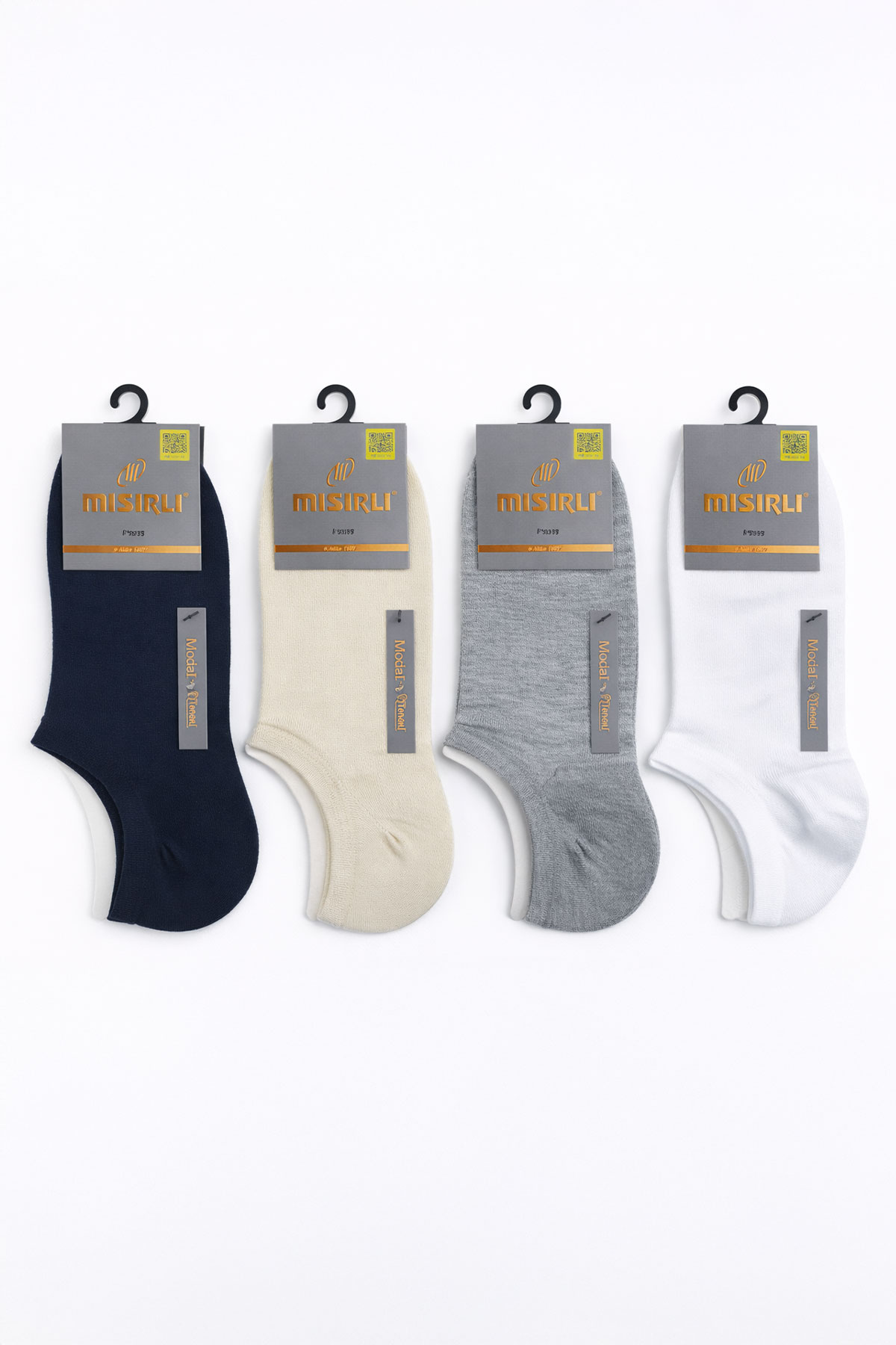 Mısırlı Erkek Sneaker Çorap Modal Pike Desenli - Thumbnail