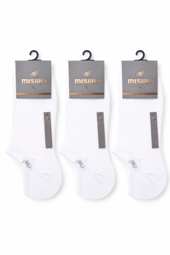 MISIRLI - Mısırlı Erkek Sneaker Çorap Pamuklu Düz (1)