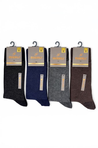 MISIRLI - Mısırlı Erkek Soket Çorap Bambu Jakarlı Desenli