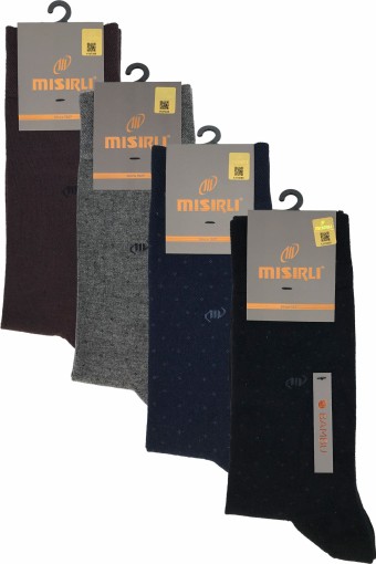 MISIRLI - Mısırlı Erkek Soket Çorap Bambu Nokta Desenli (1)