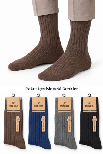 MISIRLI - Mısırlı Erkek Soket Çorap Lambswool