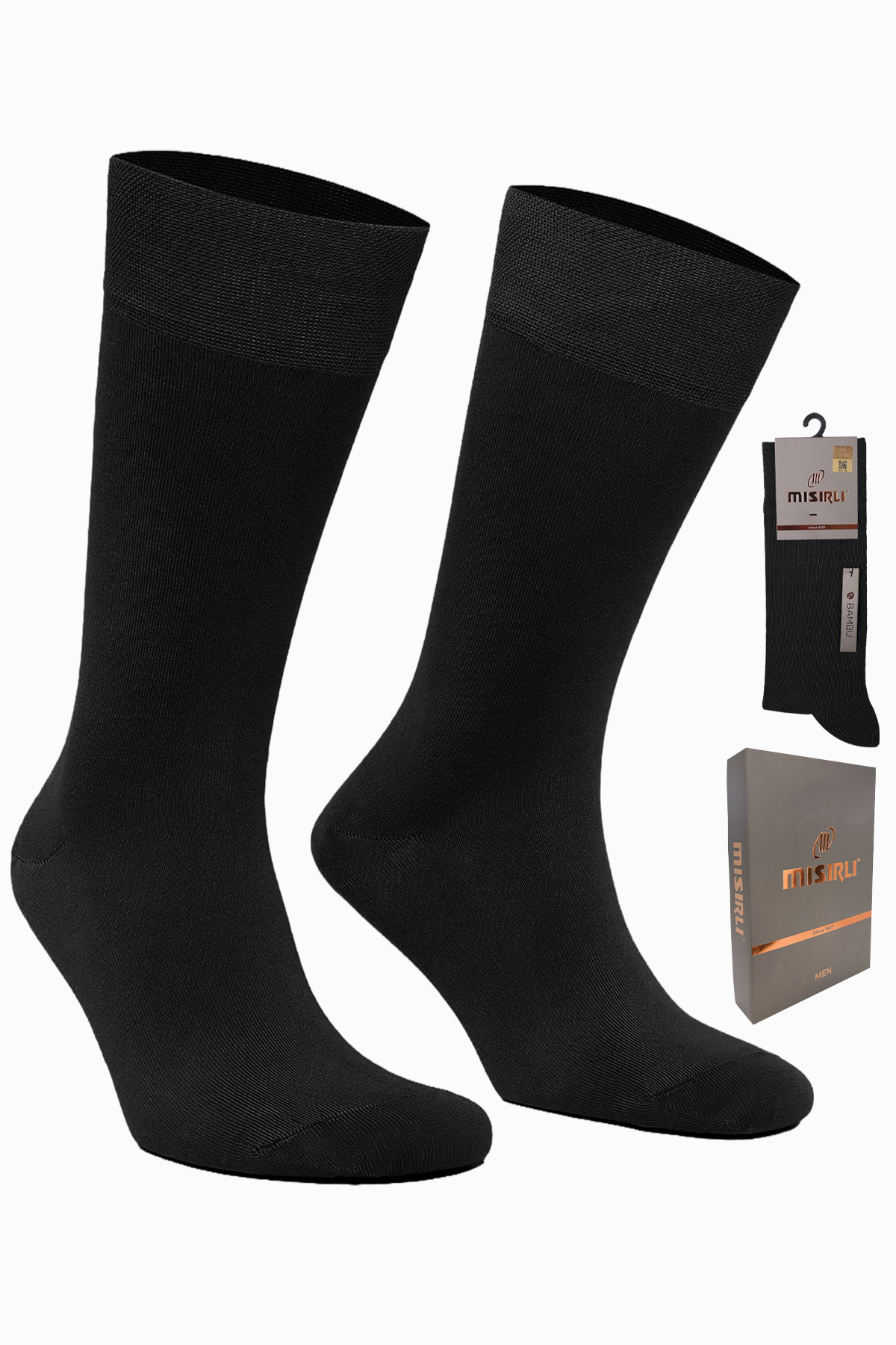 Mısırlı Erkek Soket Çorap Likralı Dikişsiz Bambu - Thumbnail